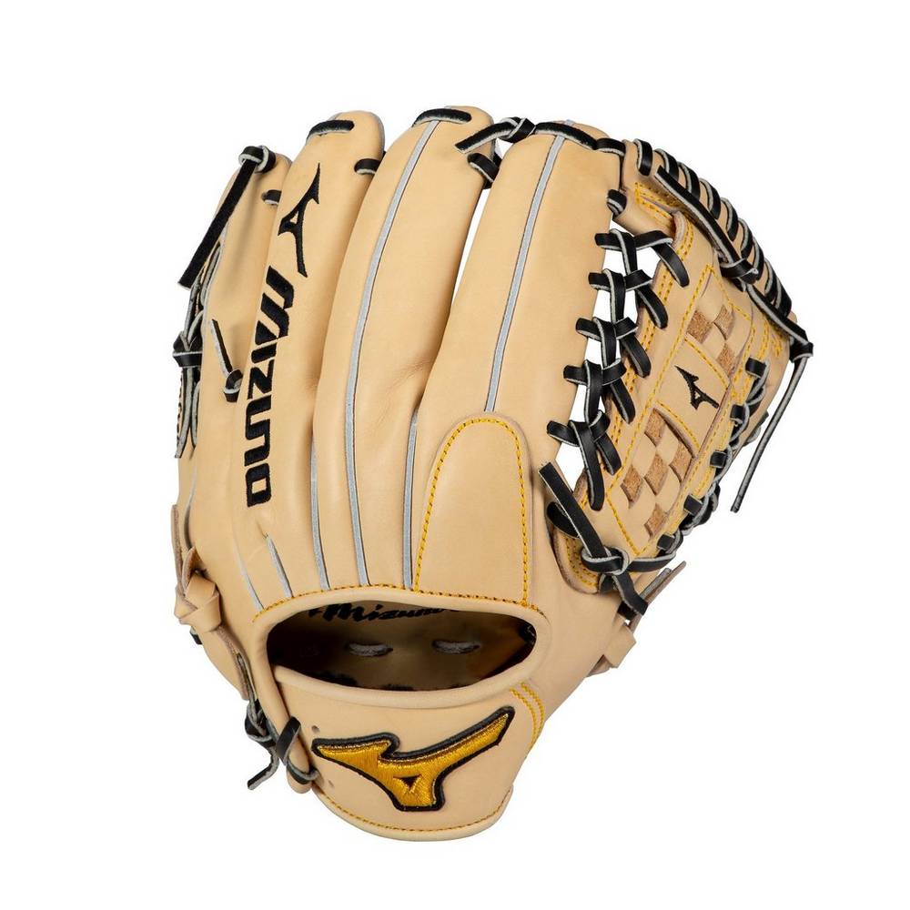 Mizuno Men's Pro Pitcher’s Baseball Gloves 12" - Deep Pocket Brown (312839-SUF)